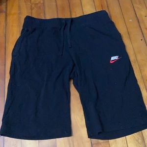 Nike thin sweatpant shorts